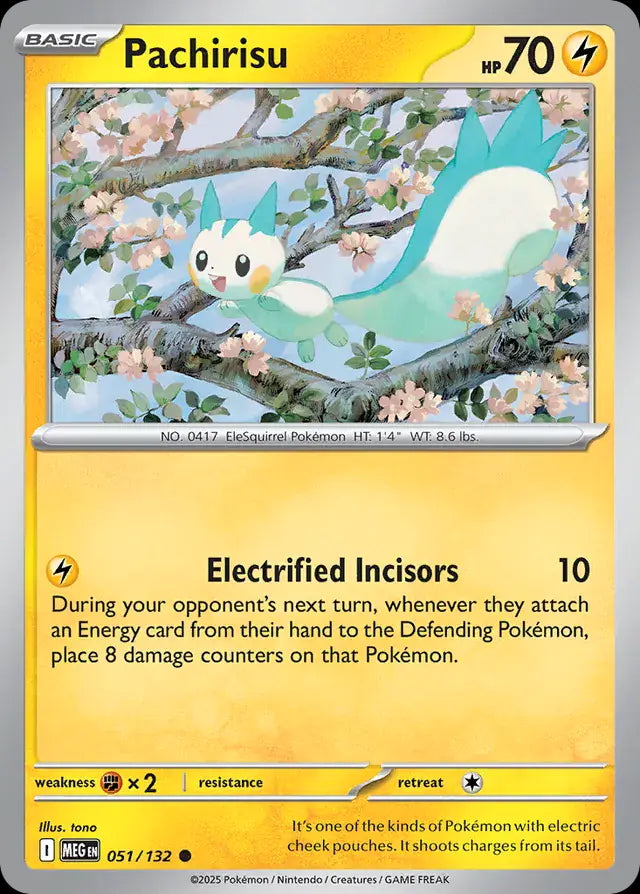 Mega Evolution Pachirisu #051/132